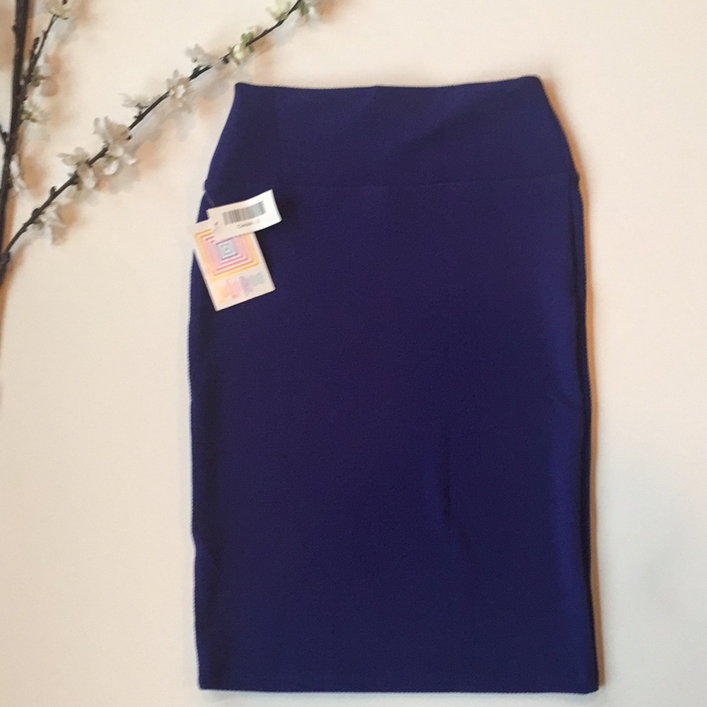 LuLaRoe Cassie Skirt in Royal Blue